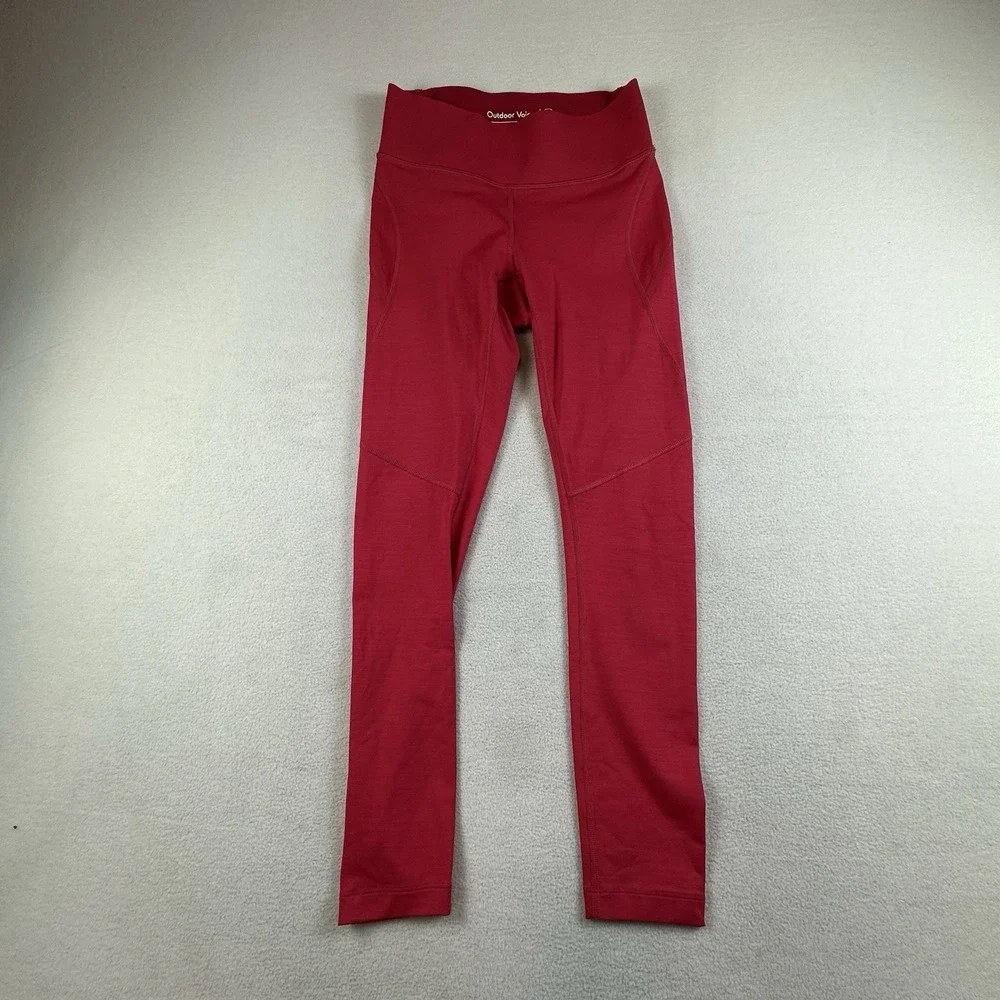 Outdoor Voices TechSweat Core 7/8 Leggings Womens XS Red Performance Yoga Gym